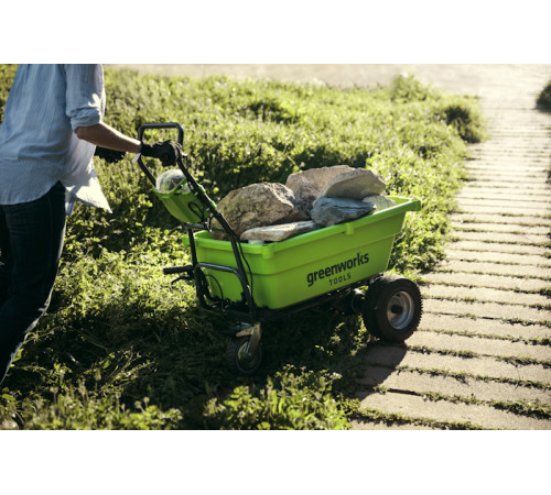 Садовая тележка самоходная Greenworks 40V G40GC (без АКБ и ЗУ)106л