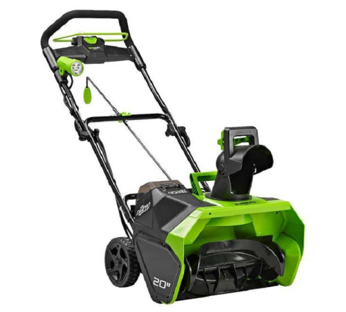 Снегоуборщик аккумуляторный Greenworks 40V GD40SB (1хАКБ 4 Ач и ЗУ) 51 см