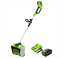 Снегоуборщик Greenworks 40V GD40SSK4 (1хАКБ 4Ач и ЗУ) 30см