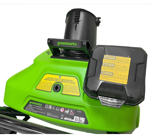 Снегоуборщик аккумуляторный Greenworks 60V GD60PST (без АКБ и ЗУ) 51см