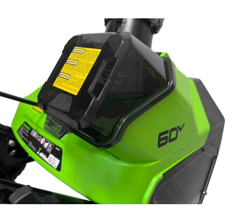 Снегоуборщик аккумуляторный Greenworks 60V GD60PST (без АКБ и ЗУ) 51см