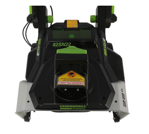 Снегоуборщик аккумуляторный Greenworks 82V GD82STK5 (1xАКБ 5Ач и ЗУ) 56см