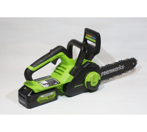 Цепная пила аккумуляторная Greenworks 24V G24CS25 (без АКБ и ЗУ) 25см