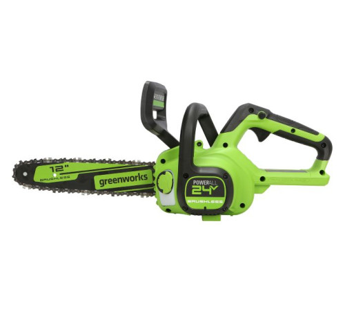 Цепная пила аккумуляторная Greenworks 24V GD24CS30 (1xАКБ 2Ач и ЗУ) 30см