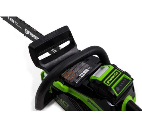 Цепная пила аккумуляторная Greenworks 40V GD40CS18 (без АКБ и ЗУ) 40см
