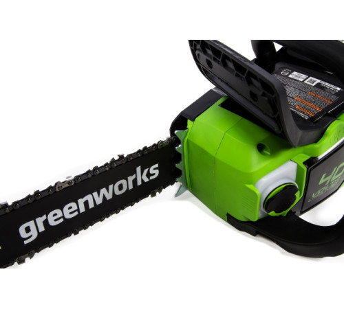 Цепная пила аккумуляторная Greenworks 40V GD40CS18 (без АКБ и ЗУ) 40см