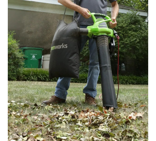 Воздуходув-пылесос садовый электрический Greenworks BL3000 3000Вт