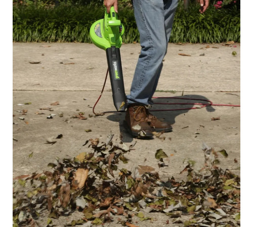 Воздуходув-пылесос садовый электрический Greenworks BL3000 3000Вт