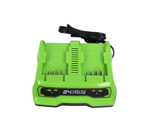 Зарядное устройство Greenworks 24V G24X2UC2 для 2-х аккумуляторов