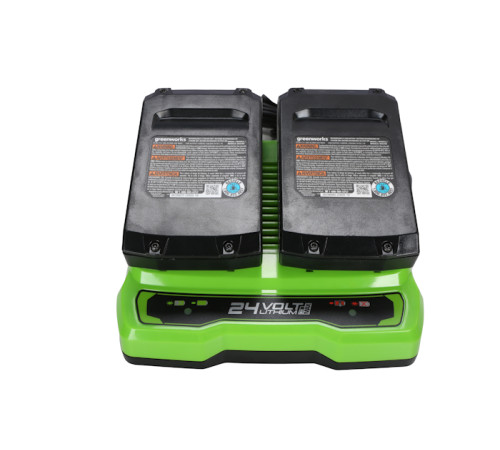 Зарядное устройство Greenworks 24V G24X2UC2 для 2-х аккумуляторов