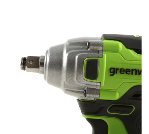 Гайковерт ударный аккумуляторный Greenworks 24V GD24IW400 (без АКБ и ЗУ) 400Нм