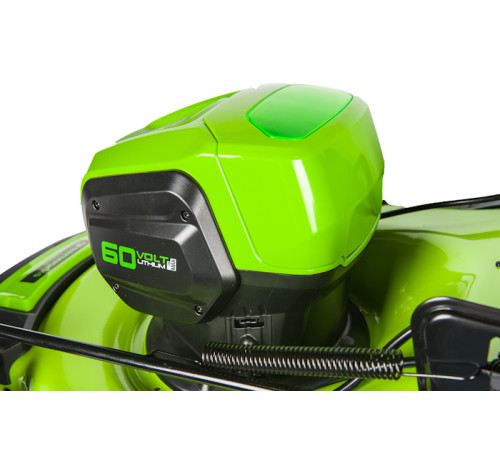 Газонокосилка аккумуляторная Greenworks 60V GD60LM46SPK4 (1хАКБ 4Ач и ЗУ) 46см самоходная