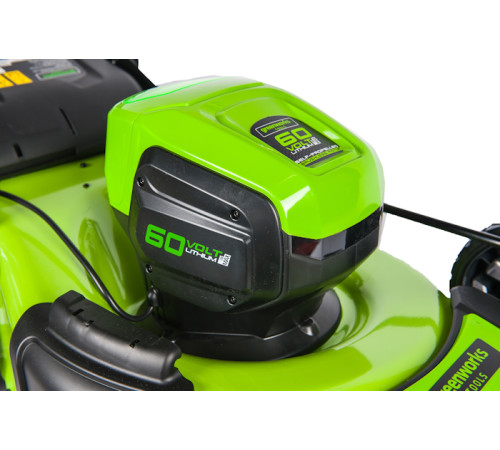 Газонокосилка аккумуляторная Greenworks 60V GD60LM46SPK4 (1хАКБ 4Ач и ЗУ) 46см самоходная