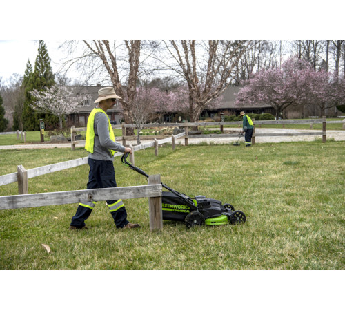 Газонокосилка аккумуляторная Greenworks 82V GC82LM61S TwinForce (без АКБ и ЗУ) 61см самоходная