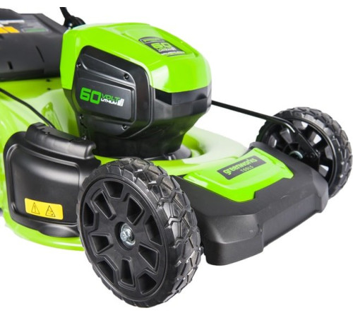 Газонокосилка аккумуляторная Greenworks 60V GD60LM46SPK4 (1хАКБ 4Ач и ЗУ) 46см самоходная
