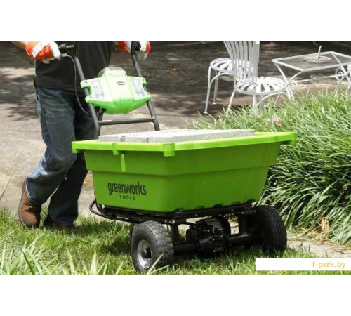 Садовая тележка самоходная Greenworks 40V G40GCK4 (1хАКБ 4 Ач и ЗУ) 106л