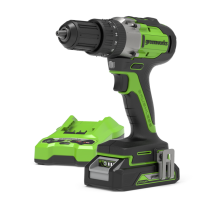 Ударная дрель-шуруповерт Greenworks GD24DD60K2 3704107UA (с 1-им АКБ)