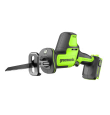 Пила сабельная компактная аккумуляторная Greenworks GPT-CRS-25, 24V, бесщеточная (без АКБ и ЗУ)