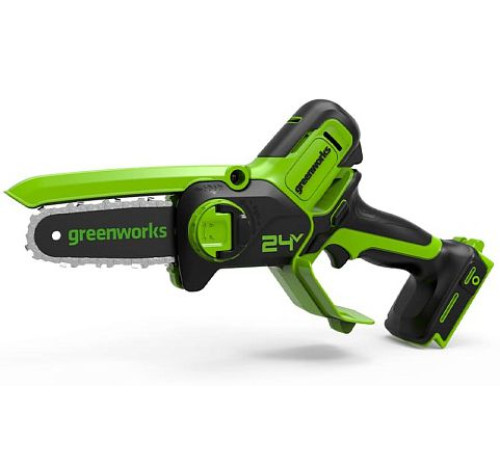 Цепная мини пила аккумуляторная Greenworks 24V GD24CSMNX (без АКБ и ЗУ) 15см