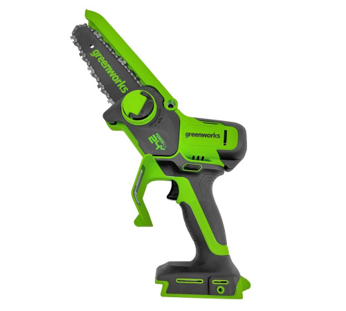 Цепная мини пила аккумуляторная Greenworks 24V GD24CSMNX (без АКБ и ЗУ) 15см