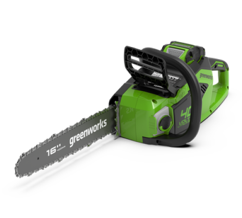 Цепная пила аккумуляторная Greenworks 40V GD40CS18K4 (с 1хАКБ 4Ач и ЗУ) 40 см