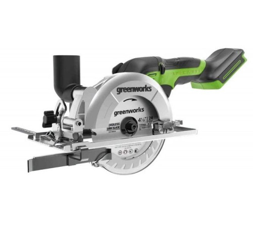 Циркулярная пила аккумуляторная Greenworks 24V G24MCS (без АКБ и ЗУ)