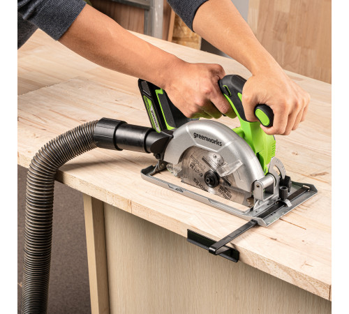 Циркулярная пила аккумуляторная Greenworks 24V GD24CS165 (без АКБ и ЗУ)