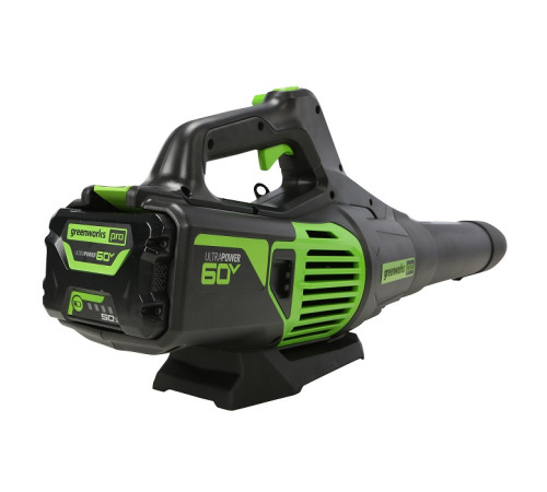 Воздуходув аккумуляторный Greenworks 60V GD60ABK4 (1хАКБ 4 Ач и ЗУ)