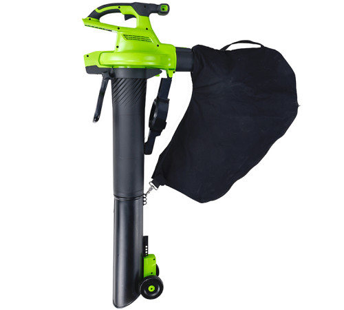 Воздуходув-пылесос садовый аккумуляторный Greenworks 40V GD40BVIIK5 (1хАКБ 5Ач и ЗУ)