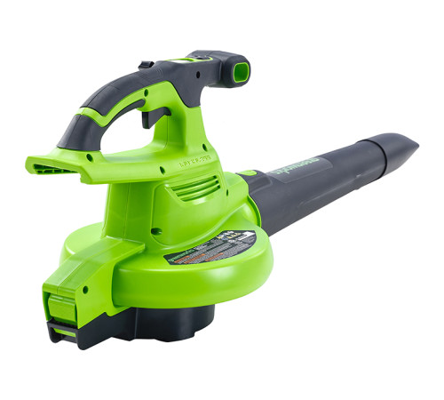 Воздуходув-пылесос садовый аккумуляторный Greenworks 40V GD40BVIIK5 (1хАКБ 5Ач и ЗУ)