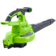 Воздуходув-пылесос садовый аккумуляторный Greenworks 40V GD40BVIIK5 (1хАКБ 5Ач и ЗУ)
