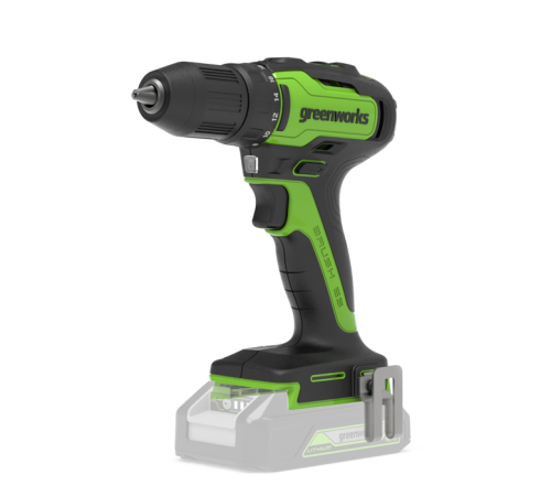 Дрель-шуруповерт аккумуляторная Greenworks 24V GD24DD35 (без АКБ и ЗУ) 35Нм