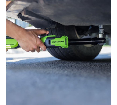 Гайковерт-трещотка аккумуляторный Greenworks 24V GD24RWX 1/2 удлиненная (без АКБ и ЗУ)