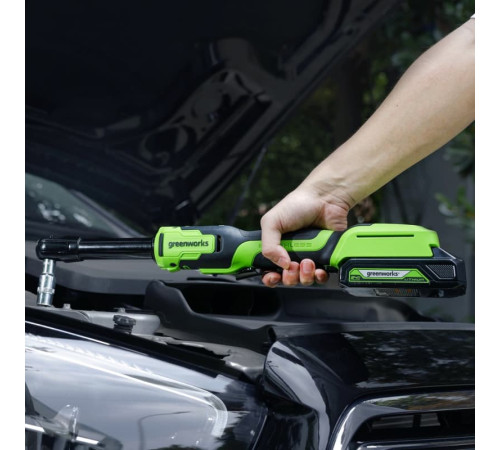 Гайковерт-трещотка аккумуляторный Greenworks 24V GD24RWX 1/2 удлиненная (без АКБ и ЗУ)