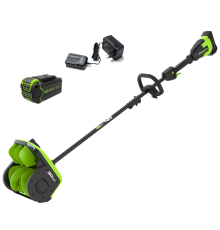 Снегоуборщик-снеголопата аккумуляторная с регулируемым направлением выброса GD40SS2K4 40В (в комплекте АКБ 4А/ч + ЗУ)