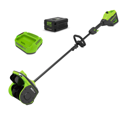 Снегоуборщик-снеголопата аккумуляторная с регулируемым направлением выброса GD60SS2K4 60В  (в комплекте АКБ 4А/ч + ЗУ)