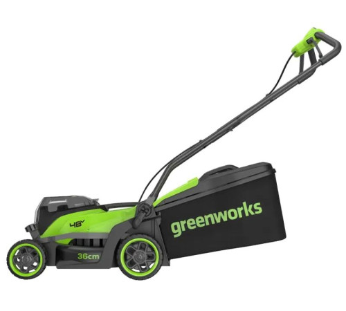 Газонокосилка аккумуляторная Greenworks 24V*2 GD24X2LM361 (без АКБ и ЗУ) 36 см б/щ