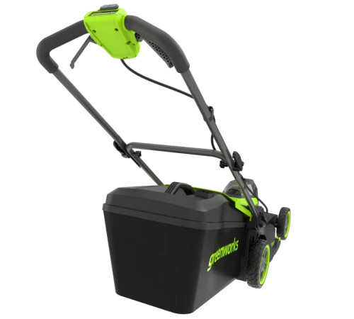 Газонокосилка аккумуляторная Greenworks 24V*2 GD24X2LM411 (2хАКБ 4Ач и ЗУ) 41 см б/щ