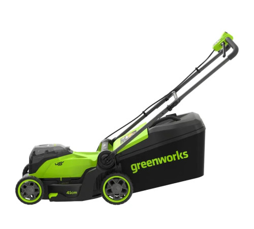 Газонокосилка аккумуляторная Greenworks 24V*2 GD24X2LM411 (без АКБ и ЗУ) 41 см б/щ