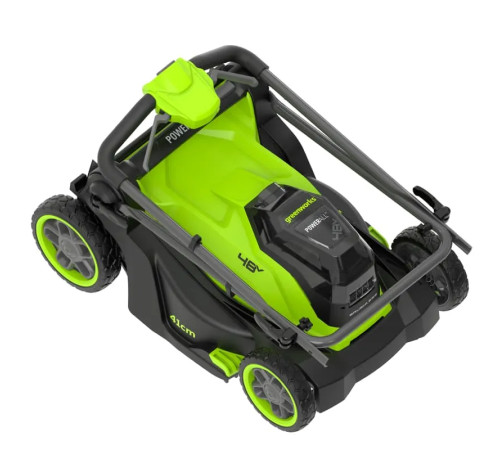 Газонокосилка аккумуляторная Greenworks 24V*2 GD24X2LM411 (без АКБ и ЗУ) 41 см б/щ