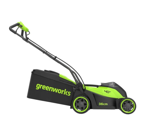 Газонокосилка аккумуляторная Greenworks 40V GD40LM361 (без АКБ и ЗУ) 36 см б/щ