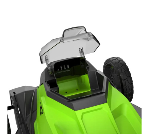 Газонокосилка аккумуляторная Greenworks 40V GD40LM411 (1хАКБ 4Ач и ЗУ) 41 см б/щ