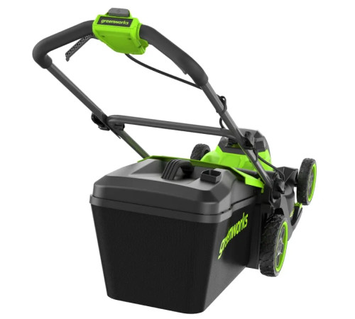 Газонокосилка аккумуляторная Greenworks 40V GD40LM411 (1хАКБ 4Ач и ЗУ) 41 см б/щ