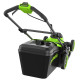 Газонокосилка аккумуляторная Greenworks 40V GD40LM411 (1хАКБ 4Ач и ЗУ) 41 см б/щ