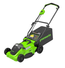 Газонокосилка аккумуляторная Greenworks 40V GD40LM411(без АКБ и ЗУ) 41 см б/щ