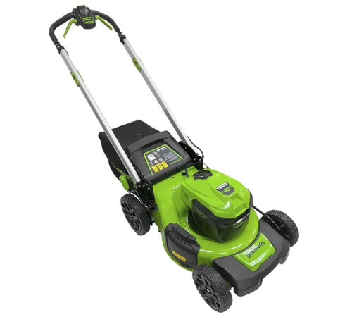 Газонокосилка аккумуляторная Greenworks 40V GD40LM48SP (1хАКБ 8 Ач и ЗУ) 48 см самоходная