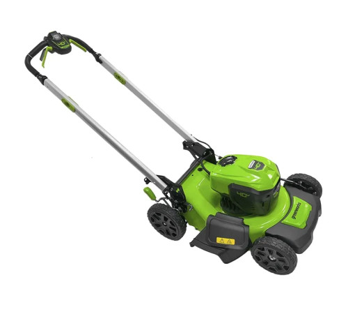 Газонокосилка аккумуляторная Greenworks 40V GD40LM48SP (1хАКБ 8 Ач и ЗУ) 48 см самоходная