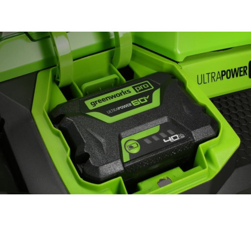 Газонокосилка аккумуляторная Greenworks 60V GD60LM61 (без АКБ и ЗУ) 61 см, самоходная, бесщеточная