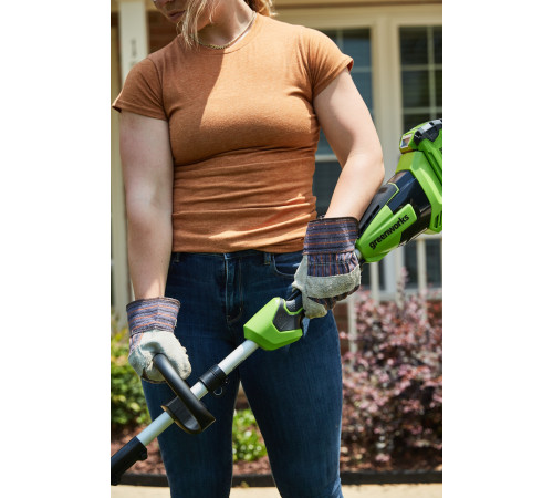 Триммер аккумуляторный Greenworks 40V GD40LT (1хАКБ 4Ач и ЗУ) 38 см