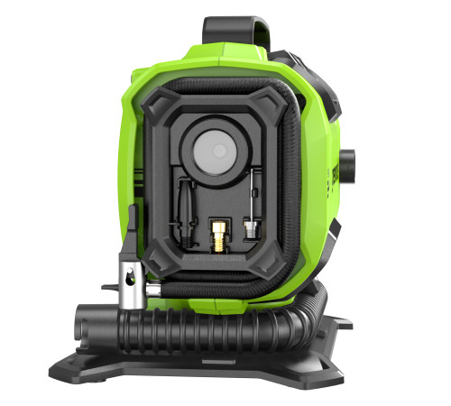 Компрессор автомобильный аккумуляторный Greenworks ACG301 24V/12V (от сети автомобиля), без АКБ и ЗУ